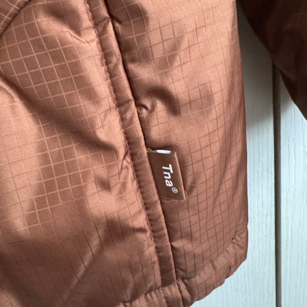 Aritzia TNA Brown Oversized Coaches Jacket - Picture 5 of 9